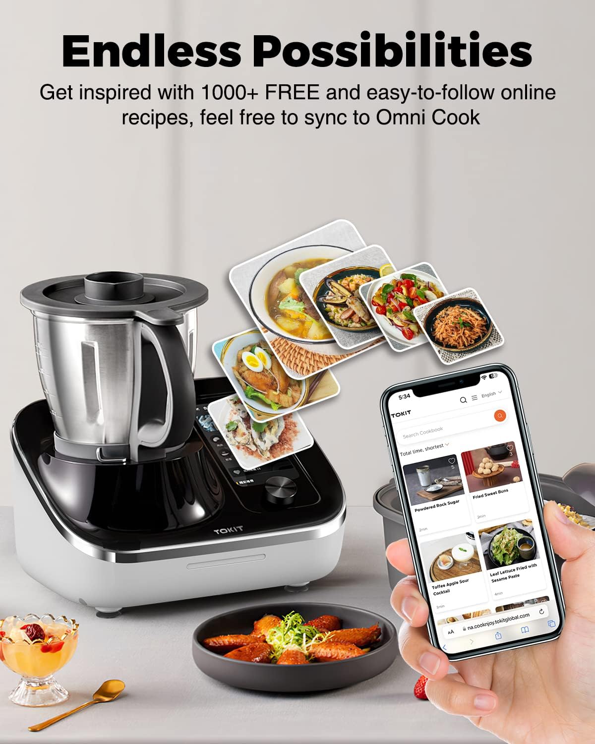 TOKIT Omni Cook C2 – Smart All-in-One Cooking Robot - Image 5