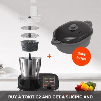 🔥Buy a TOKIT Omni Cook C2 and get a slicing and cutting set and steamer set Free Save R2700