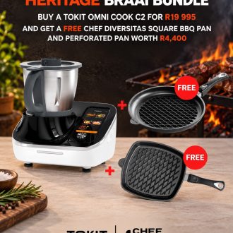 Heritage Braai Bundle - Buy a TOKIT C2 for R19 995 and get Chef D pans Worth R4400 for FREE !!!